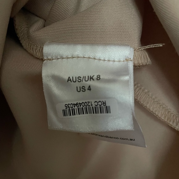 Bronx and Banco Dress Gown Maxi Dress Pale Pink S - Picture 8 of 9